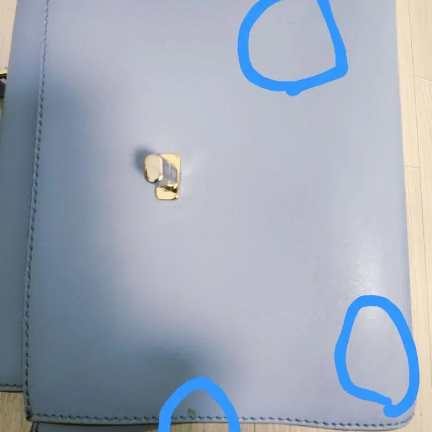 [BUNJANG] Brand Pastel Blue Shoulder Bag / 여성가방