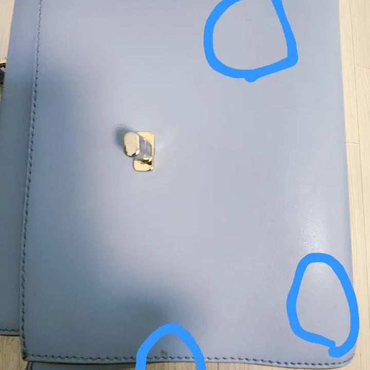 [BUNJANG] Brand Pastel Blue Shoulder Bag / 여성가방