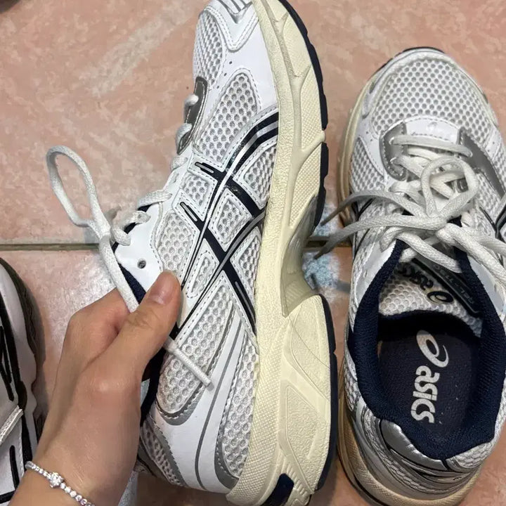 [BUNJANG] Asics Gel-1130 White Midnight / [240] 아식스 젤 1130 화이트 미드나잇