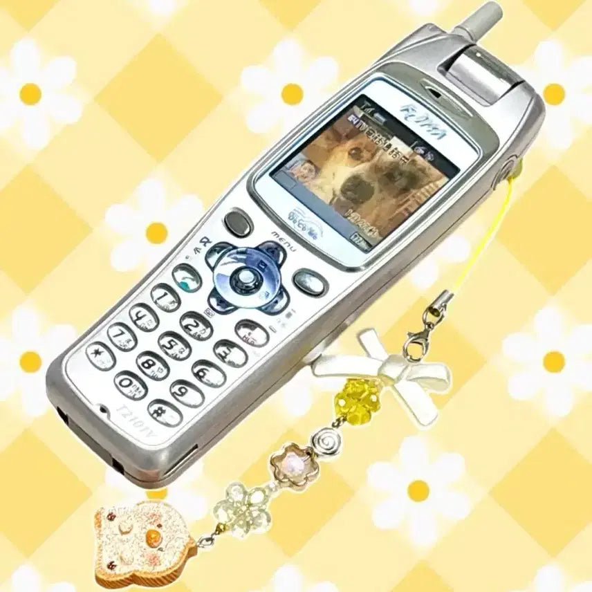 [BUNJANG] Docomo Welsh Corgi Lenticular Screen Mock-up Phone / 도코모 웰시코기 렌티큘러 화면 일본 고전폰 목업폰