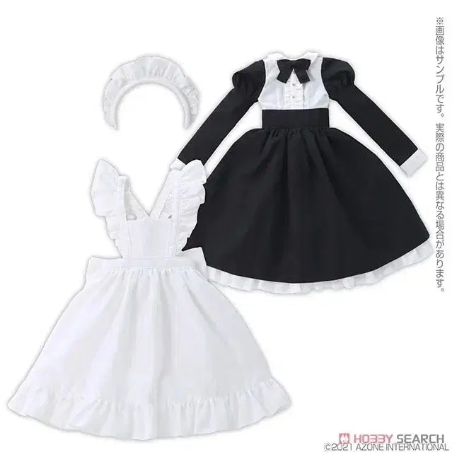 [BUNJANG] AZONE 45cm Maid Outfit Set Compatible with MDD/MSD Dolls / 아존45 메이드복 MDD msd 호환