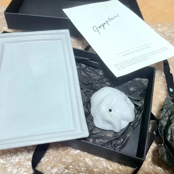 [BUNJANG] Park Hyo Shin "The Man Who Laughs" Incense Holder and Tray Set / (정가이하) 박효신 웃는남자 인센스 홀더,트레이 세트
