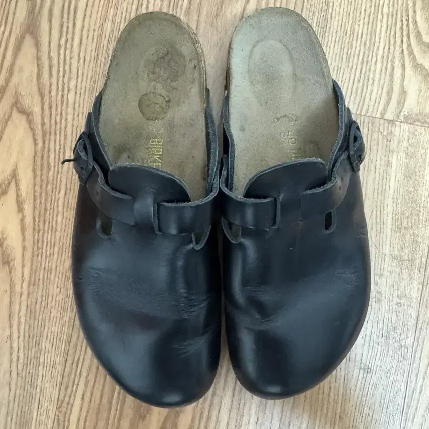 [BUNJANG] Birkenstock Boston Black Leather Size 40 / 40 버켄스탁 보스턴 블랙레더