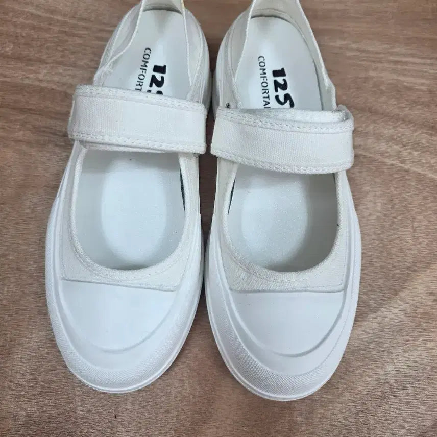 [BUNJANG] Mary Jane Strap Sneakers - White / 운동화