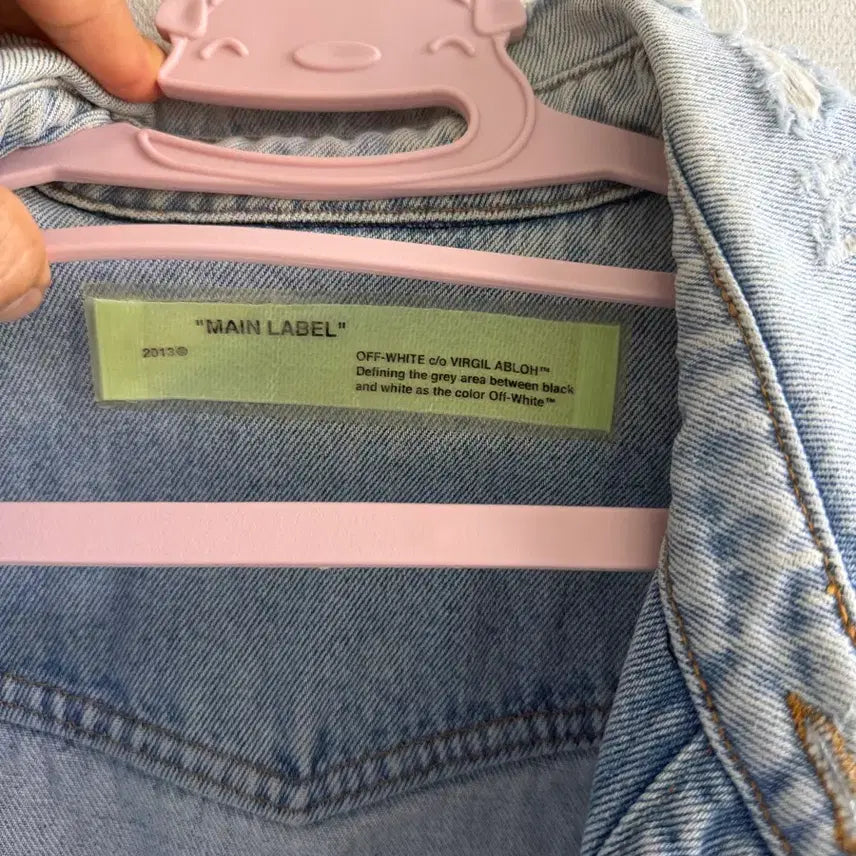 [BUNJANG] Off-White Temperature Denim Shirt Jacket / 오프화이트 데님 셔츠 자켓 TEMPERATURE 미듐 사이즈