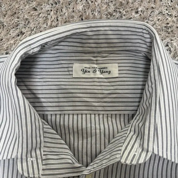 [BUNJANG] YIN&amp;YANG Striped Shirt (Size 105) / 일본판 YIN&amp;YANG 스트라이프 셔츠 사이즈 105