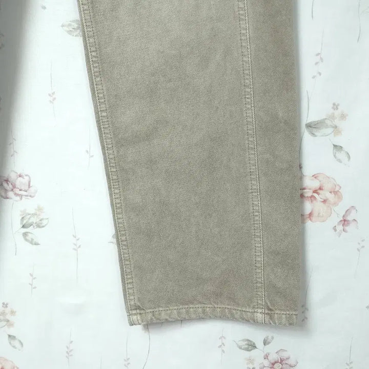 [BUNJANG] Facade Pattern Semi-Wide Fit Denim Pants / 파사드패턴 세미와이드핏 데님팬츠