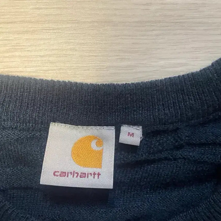 [BUNJANG] Carhartt Peril Knit Navy M (100) / 칼하트 네이비 페릴 니트 m(100)