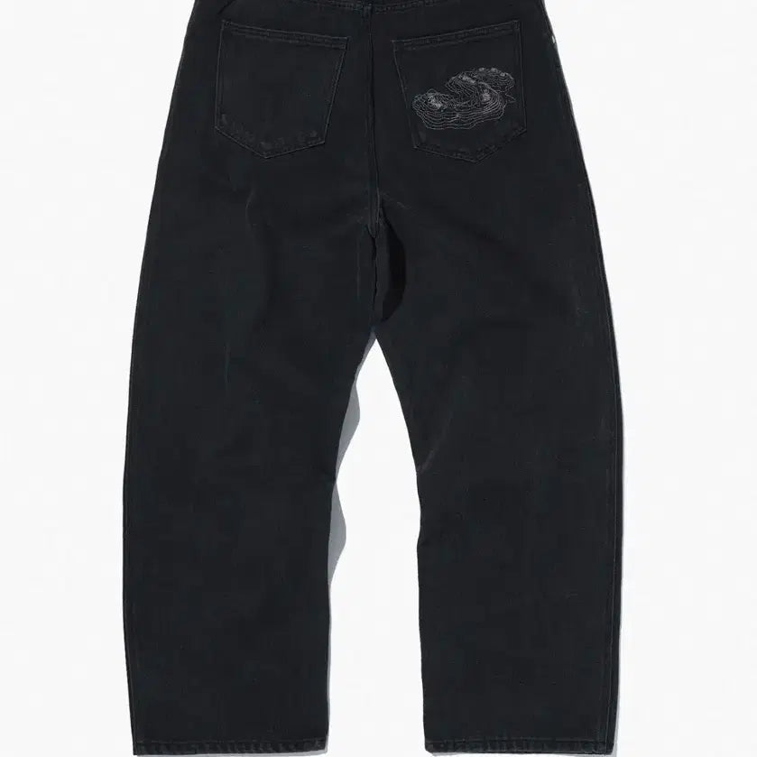 [BUNJANG] Suede Black Denim Jeans / 스웨이드 데님 실착1회..급처합니다