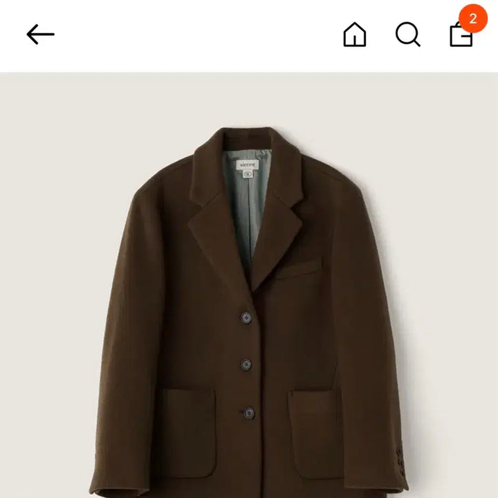 [BUNJANG] Sienne Sentier Wool Jacket / 시엔느 sentier wool jacket