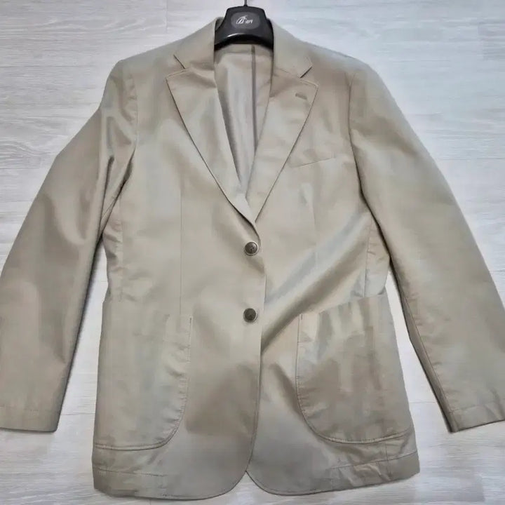 [BUNJANG] Roga dis Beige Cotton Blend Jacket 95 / 로가디스 베이지색 면 자켓