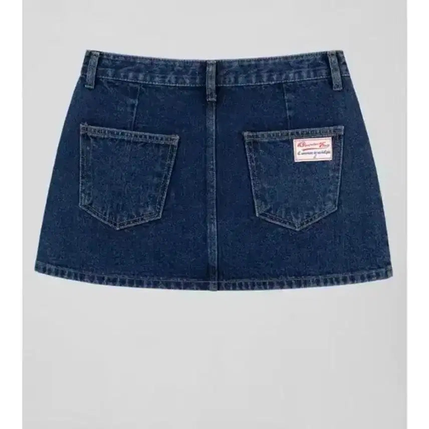 [BUNJANG] Overdue Flare 90s Denim Mini Skirt / 오버듀플레어 90s 청치마