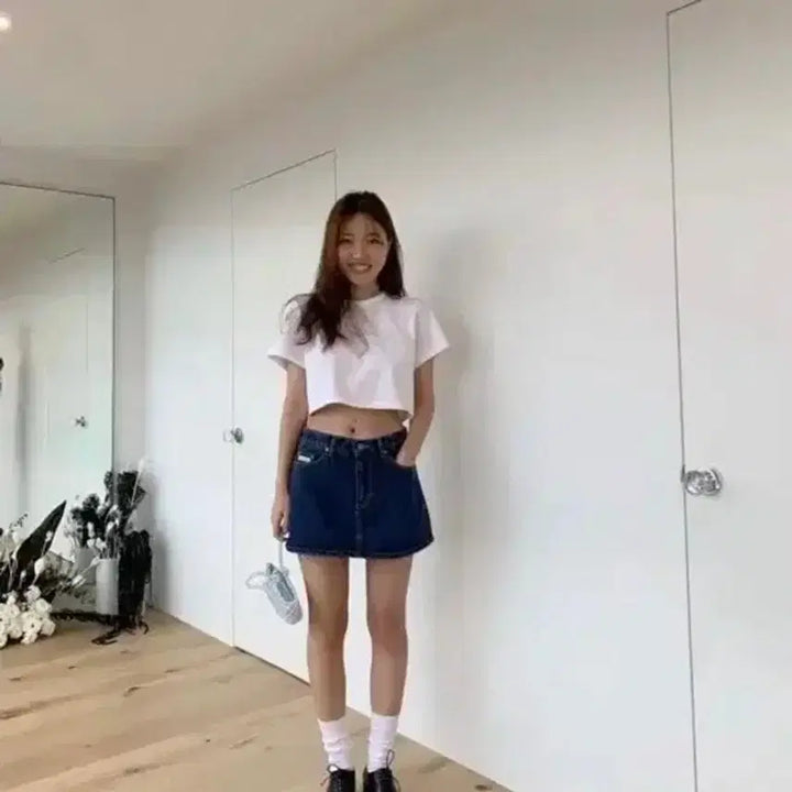 [BUNJANG] Overdue Flare 90s Denim Mini Skirt / 오버듀플레어 90s 청치마