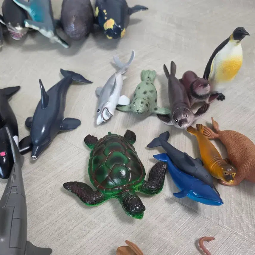 [BUNJANG] Marine Animal Figure Bundle Set / 상어 고래 바다동물 피규어 일괄