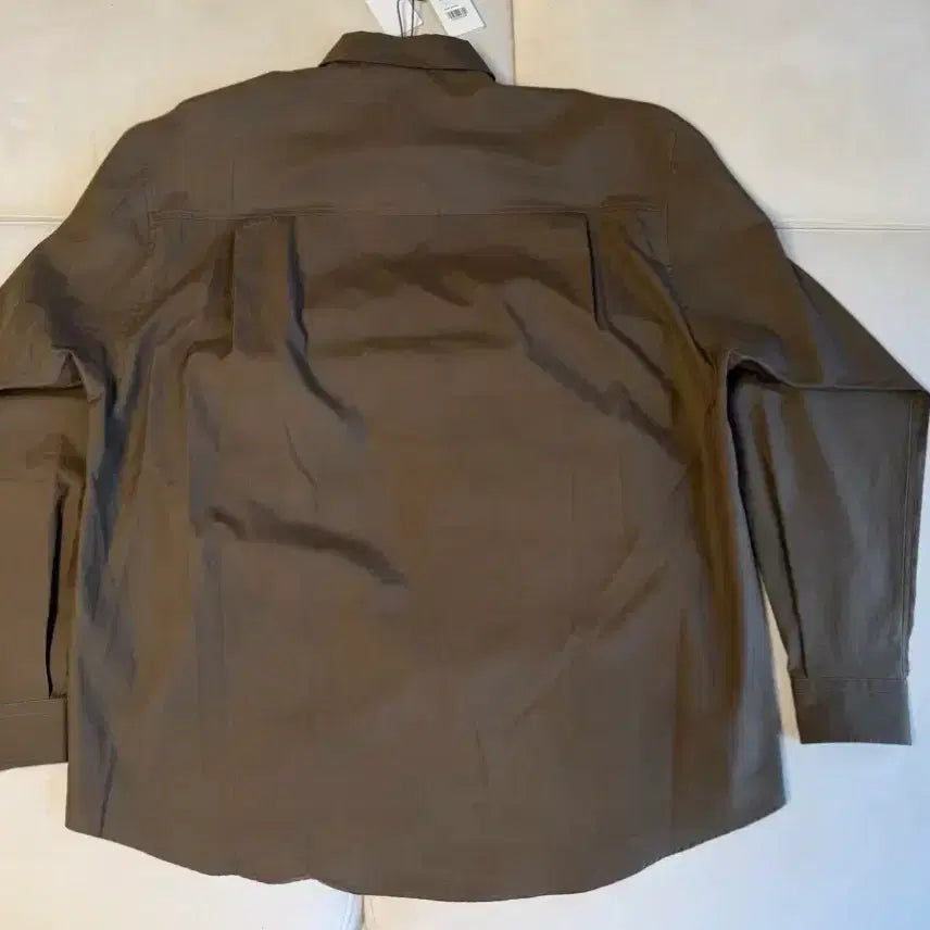[BUNJANG] Auralee Washed Finx Twill Big Shirt Brown / [3] 오라리 워시드 Finx 트윌 빅 셔츠 브라운 새상품