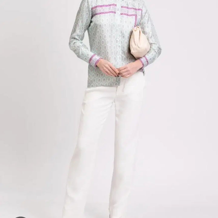 [SOLD OUT] 산드로 실크 블라우스