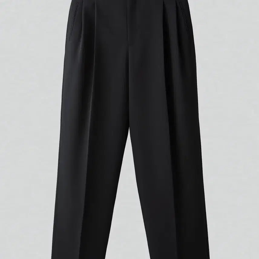 [BUNJANG] RECTO 25SS Double Pleated Wide Pants Black M Size / 렉토 25SS 더블 플리츠 와이드 팬츠 블랙 M사이즈