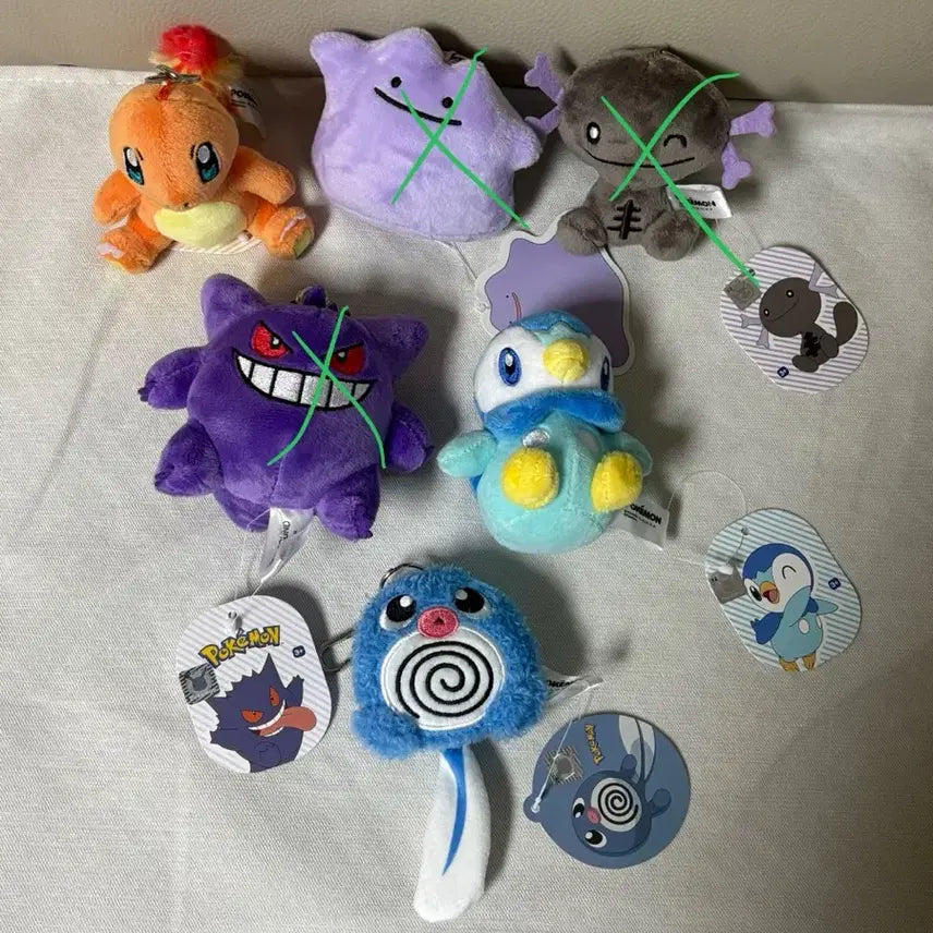 [BUNJANG] Pokemon Character Keyring Collection / [새상품] 포켓몬스터 키링 모음