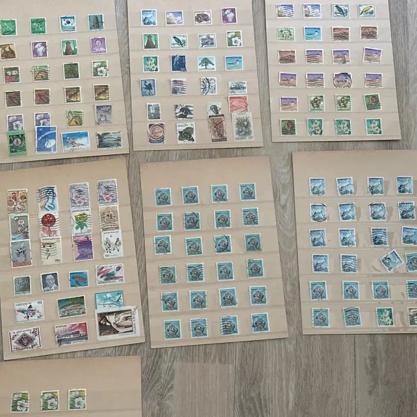 [BUNJANG] 1980s-1990s Stamp Bundle Set / 1980~1990년대 우표 일괄