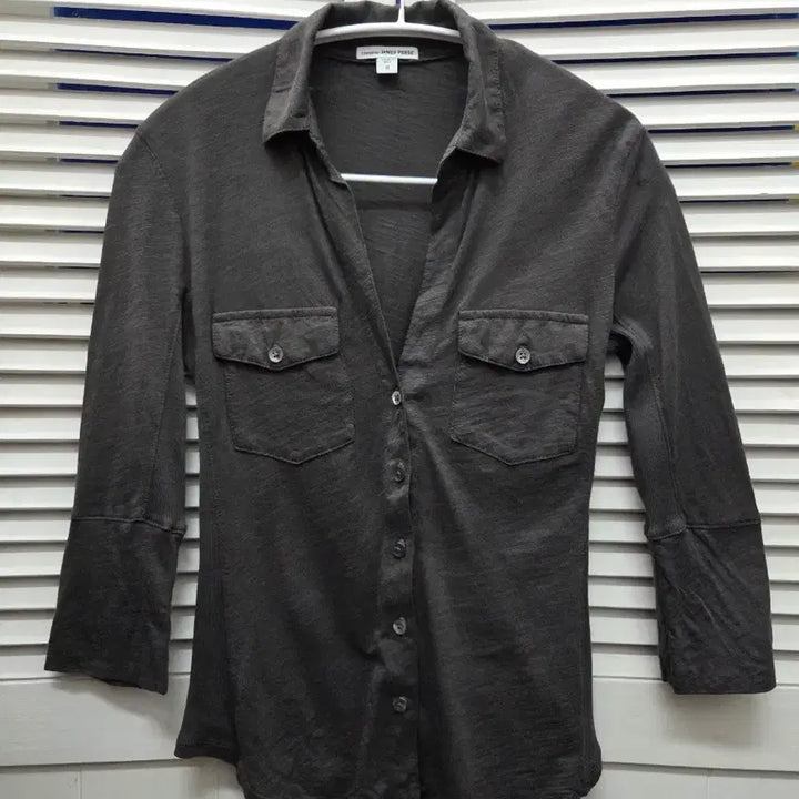 [BUNJANG] James Pearls Side Panel Shirt / 제임스펄스 사이드 패널 셔츠