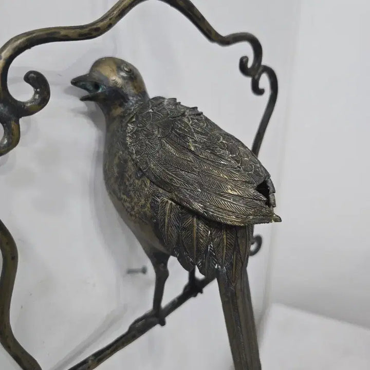 [BUNJANG] Iron Pheasant Incense Burner / 꿩향로  향합 향통