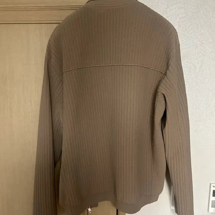 [BUNJANG] System Pleated Zip-Up Jacket Brown / 시스템 플리츠 짚업 자켓 브라운