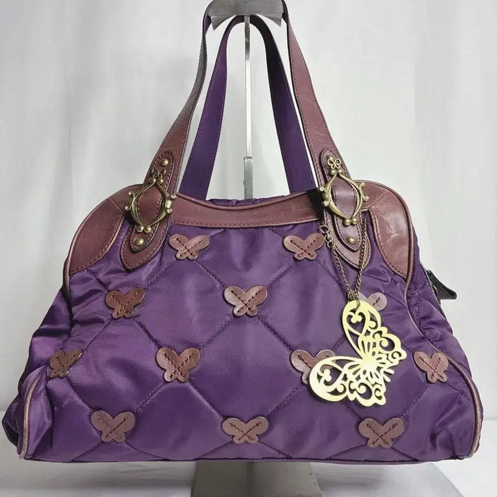 [BUNJANG] Anna Sui Quilted Butterfly Handbag / 안나수이 퀼팅 버터플라이 핸드백