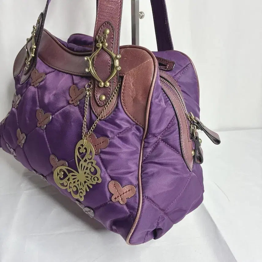 [BUNJANG] Anna Sui Quilted Butterfly Handbag / 안나수이 퀼팅 버터플라이 핸드백