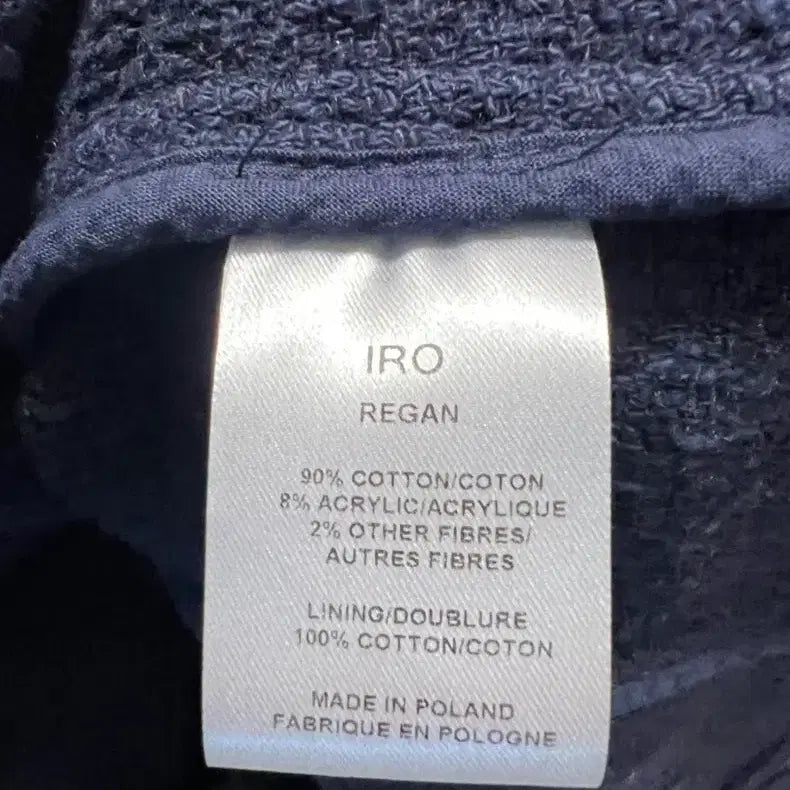 [BUNJANG] Iro Navy Jacket 36 / Iro 이로 네이비 자켓 36