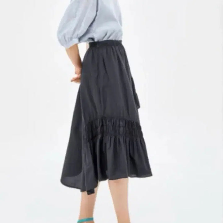 [SOLD OUT] 한섬 SYSTEM 시스템 경량 바스락 스커트 / 타임 코스 스타일