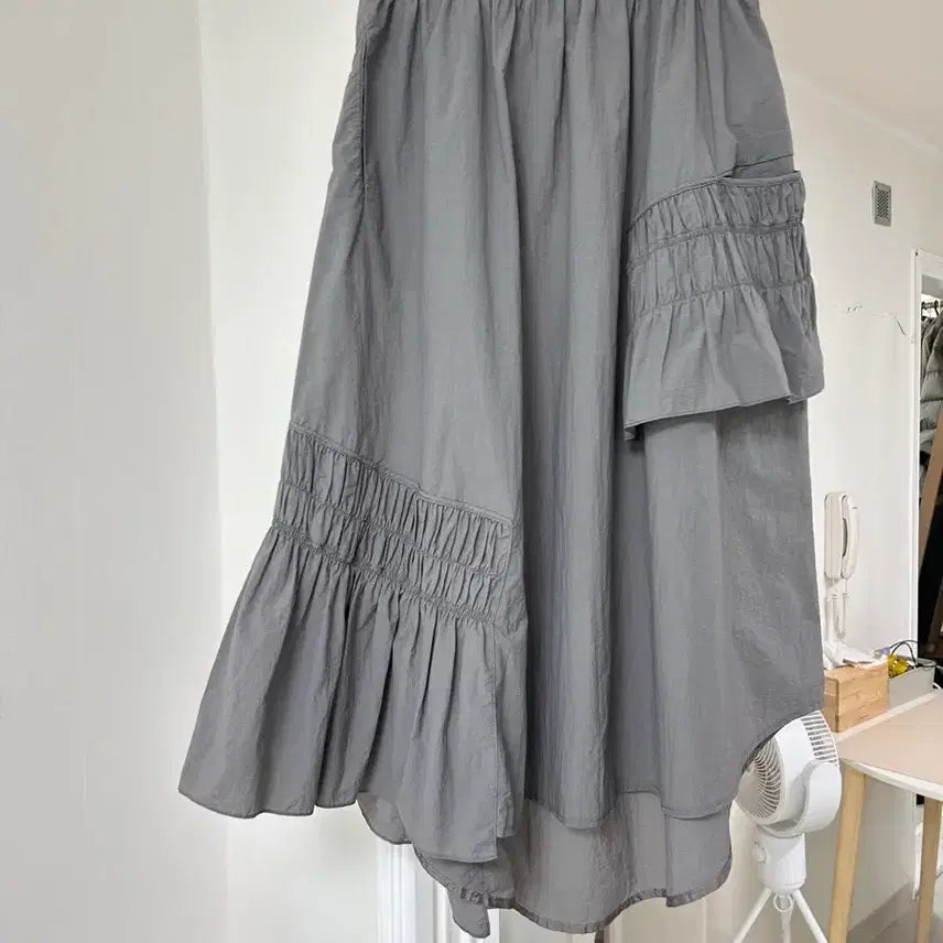 [SOLD OUT] 한섬 SYSTEM 시스템 경량 바스락 스커트 / 타임 코스 스타일