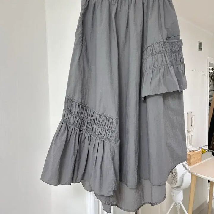 [SOLD OUT] 한섬 SYSTEM 시스템 경량 바스락 스커트 / 타임 코스 스타일