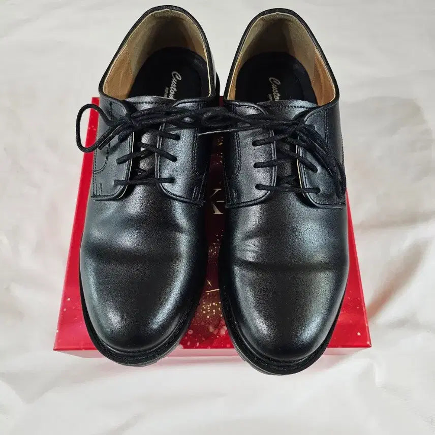 [BUNJANG] Customade 4.5cm Commando Derby Shoes / [260] 커스텀에이드 4.5cm 소가죽 코만도 더비 슈즈 구두 컴포트