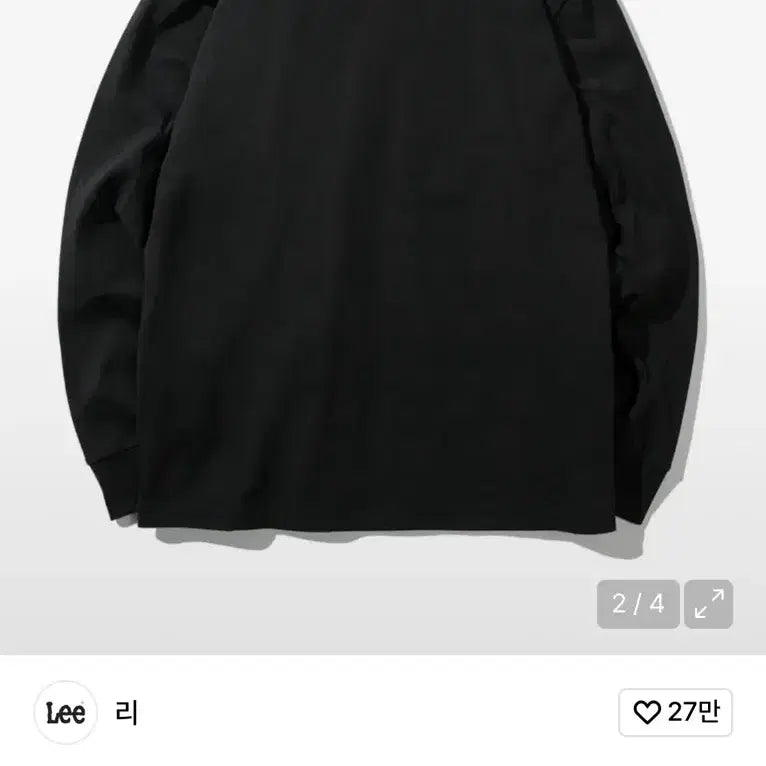 [BUNJANG] Lee Long Sleeve T-Shirt / Lee 롱 슬리브
