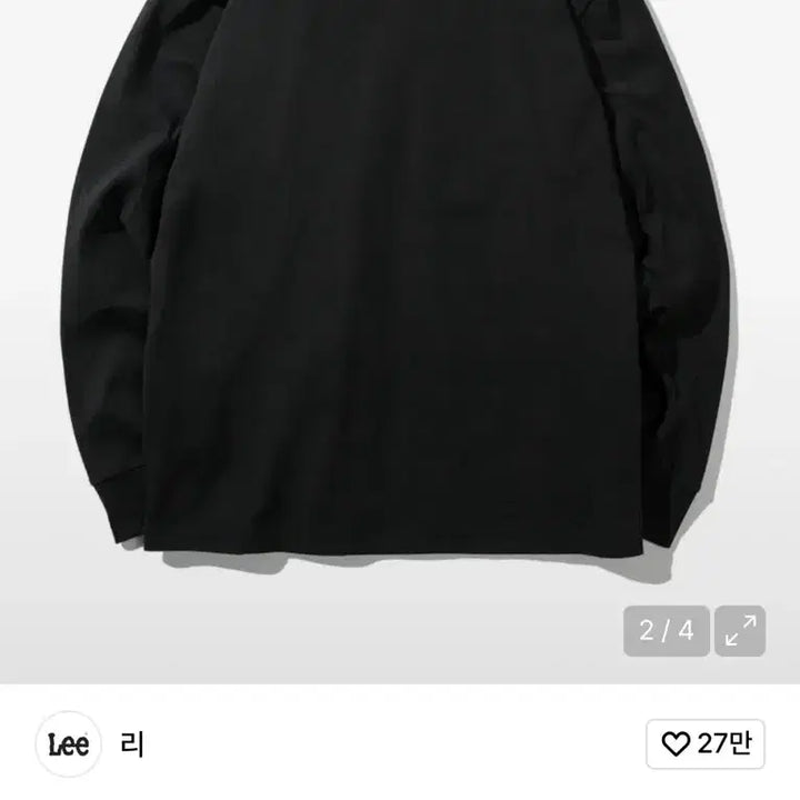 [BUNJANG] Lee Long Sleeve T-Shirt / Lee 롱 슬리브