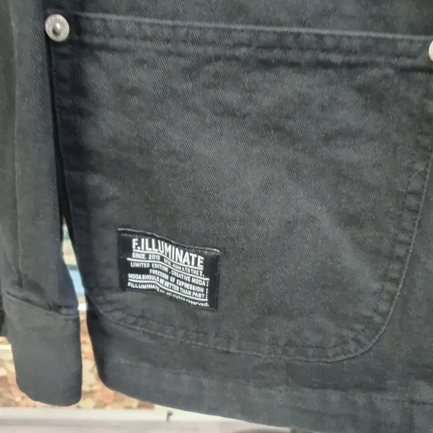 [BUNJANG] FILLUMINATE Black Work Shirt Jacket / FILLUMINATE 블랙 워크 셔츠형  자켓  택배비포함가