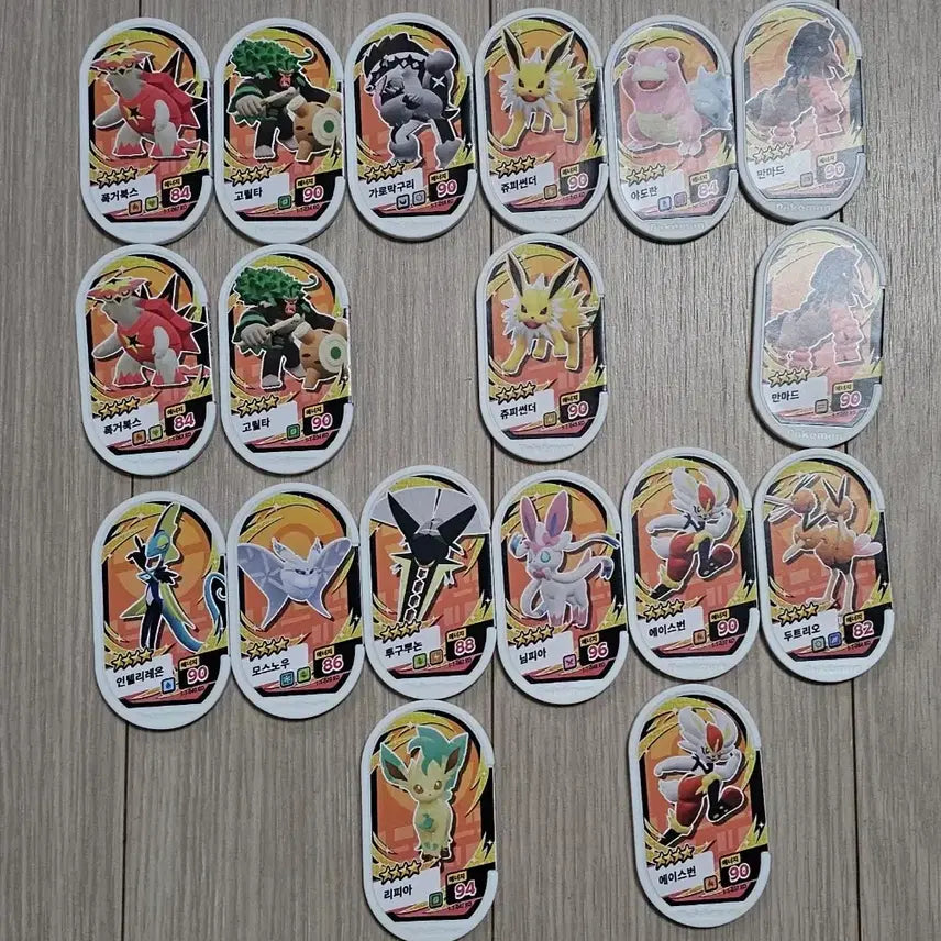 [SOLD OUT] 포켓몬스터 태그스타 6성3개 일괄판매합니다
