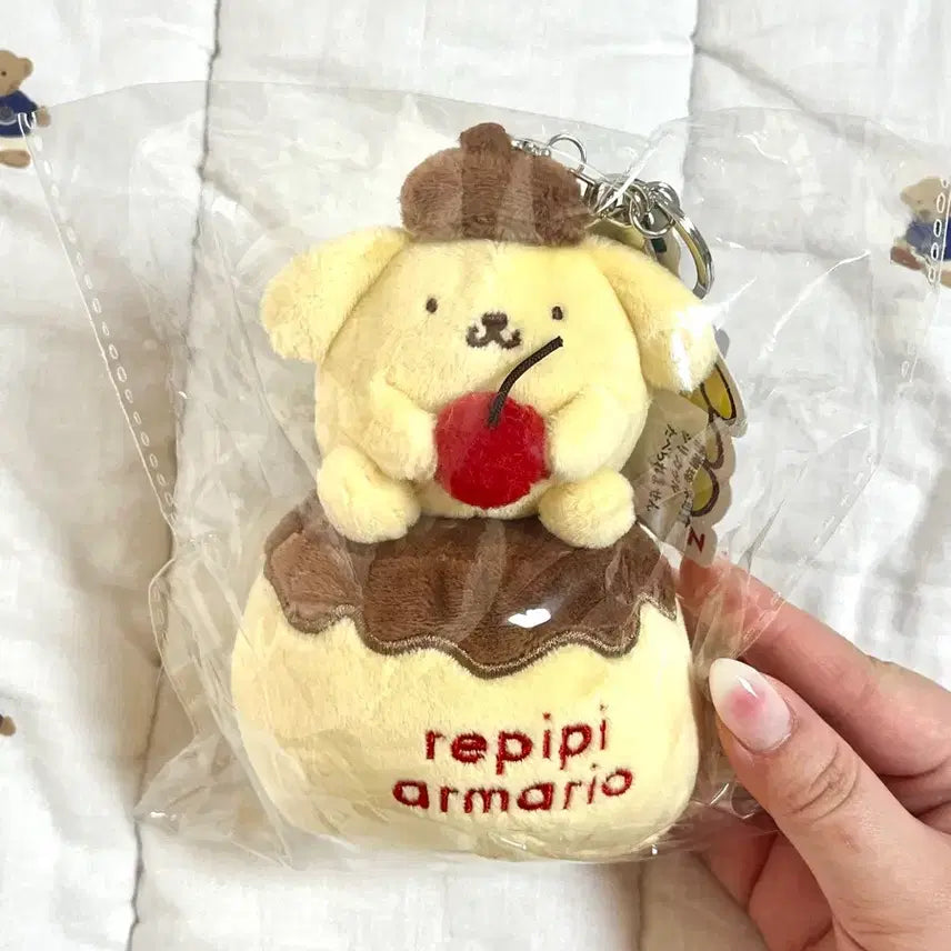 [SOLD OUT] 산리오 폼폼푸린 레피피 체리 푸딩 마스코트 인형