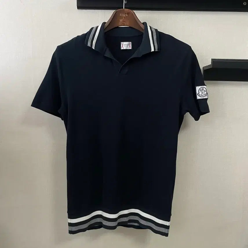 [BUNJANG] Moncler Black T-shirt / 몽클레어 블랙 반팔 티셔츠 S