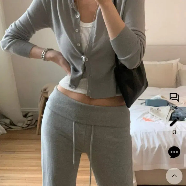 [BUNJANG] Bambu Gray Cardigan / 밤부가디건
