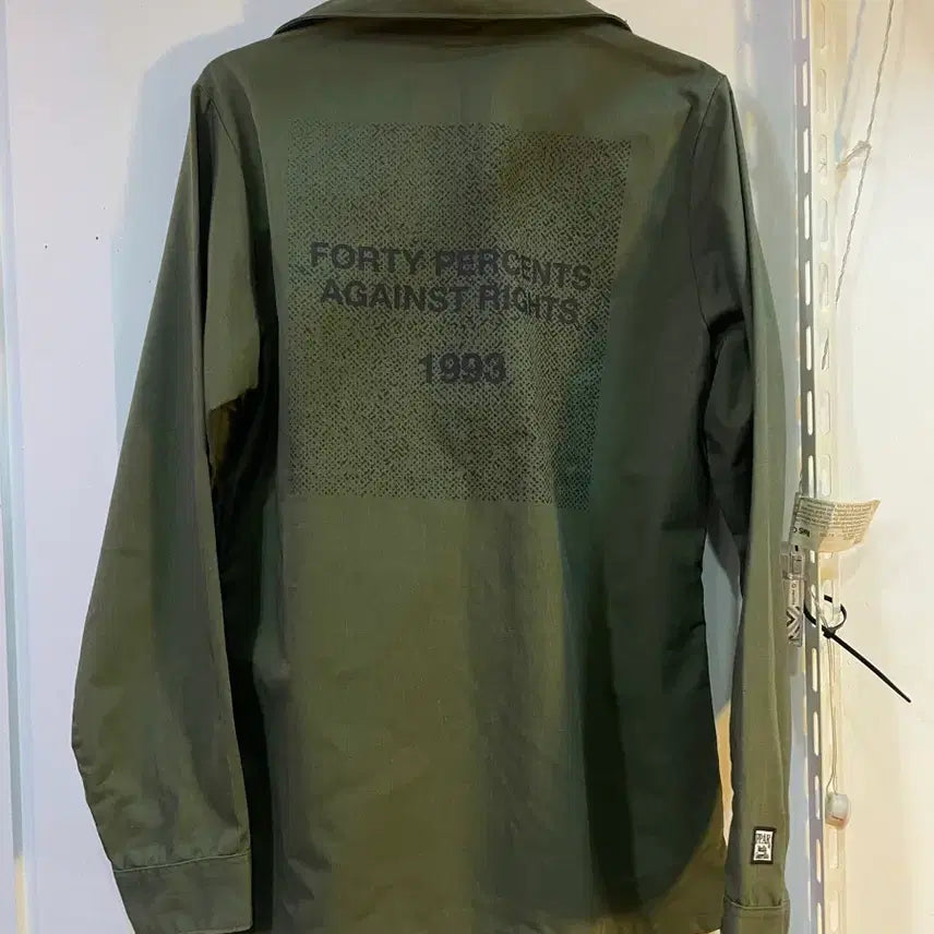 [BUNJANG] FPAR Posse Shirt Jacket Khaki / FPAR Posse 셔츠 자켓 카키