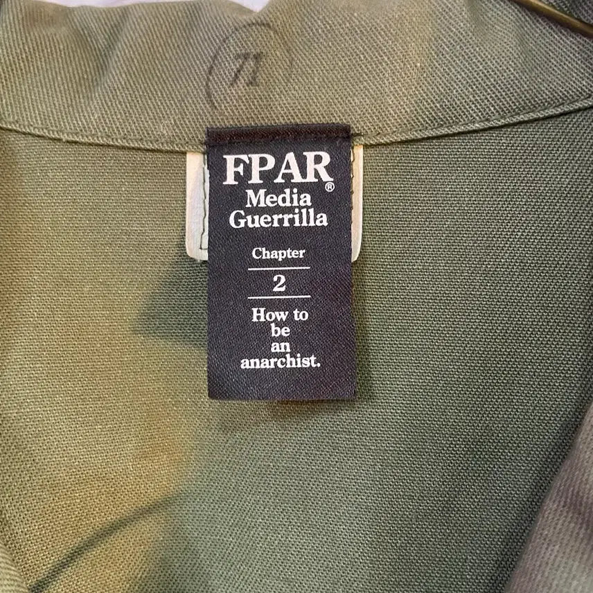 [BUNJANG] FPAR Posse Shirt Jacket Khaki / FPAR Posse 셔츠 자켓 카키