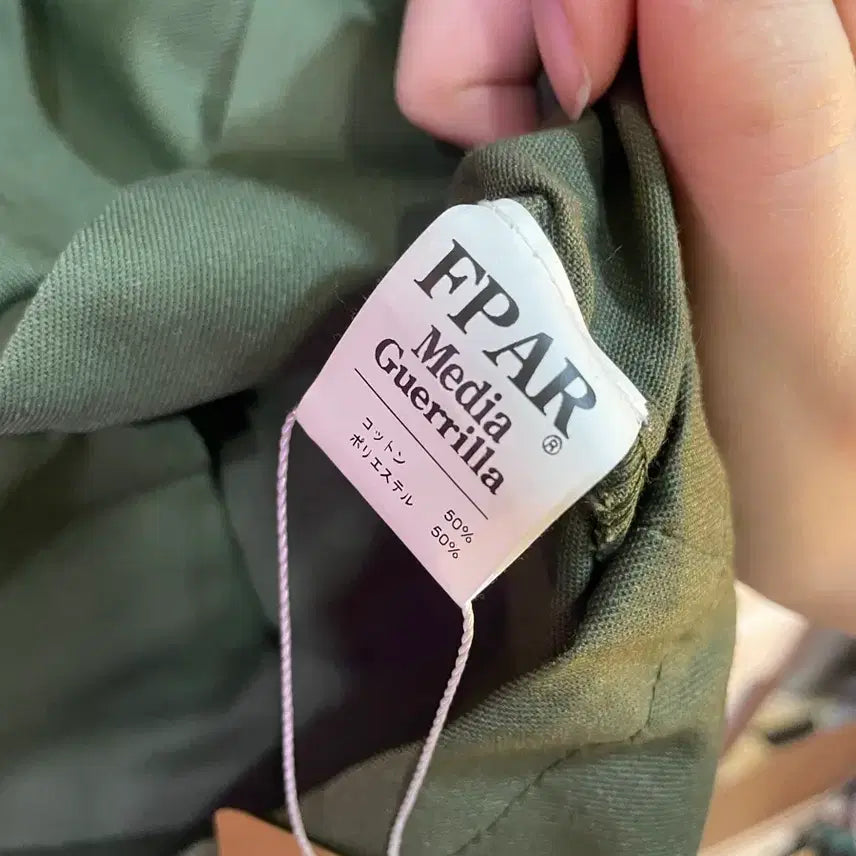 [BUNJANG] FPAR Posse Shirt Jacket Khaki / FPAR Posse 셔츠 자켓 카키
