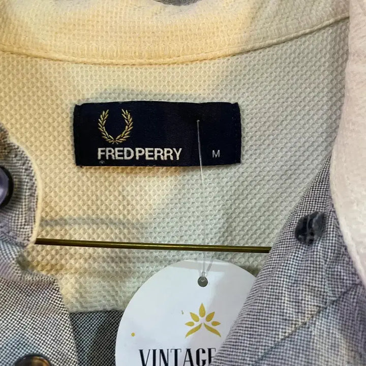 [BUNJANG] Fred Perry Striped Long Sleeve Shirt / 프레드페리 스트라이프 긴팔 셔츠