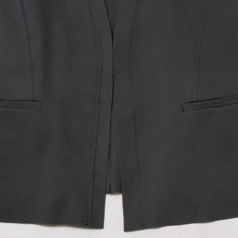 [BUNJANG] iCB Stretch No-Collar Jacket (Black, JPN 9) / [정품] iCB 노카라 스트레치 자켓 (블랙/JPN 9사이즈)
