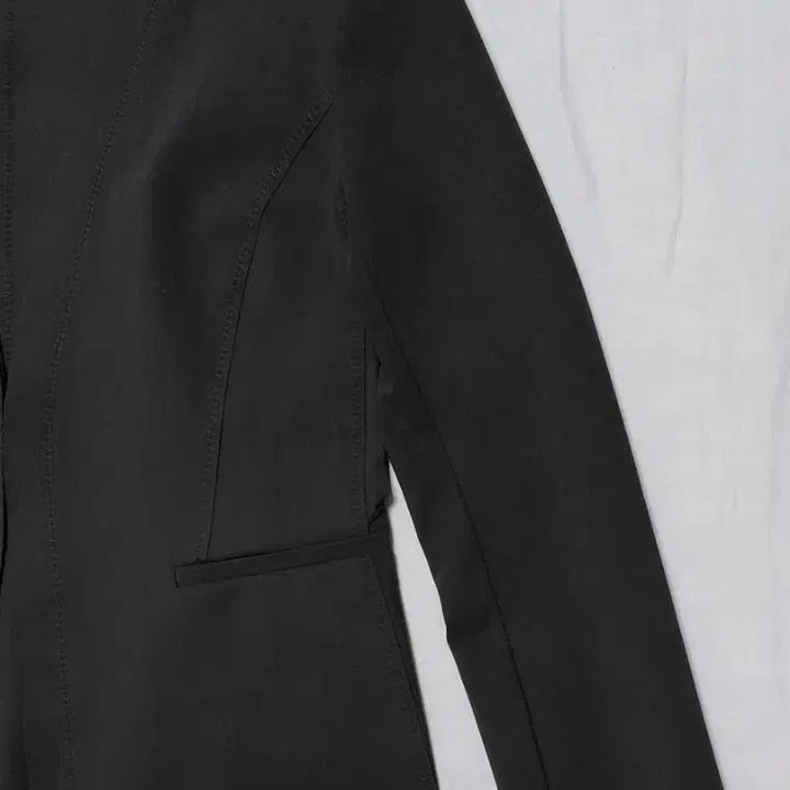 [BUNJANG] iCB Stretch No-Collar Jacket (Black, JPN 9) / [정품] iCB 노카라 스트레치 자켓 (블랙/JPN 9사이즈)