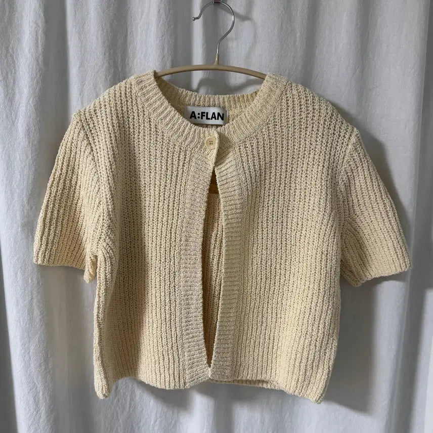 [BUNJANG] Knit Cami and Cardigan Set / [마지막 가격내림/새상품]니트 나시 가디건 세트
