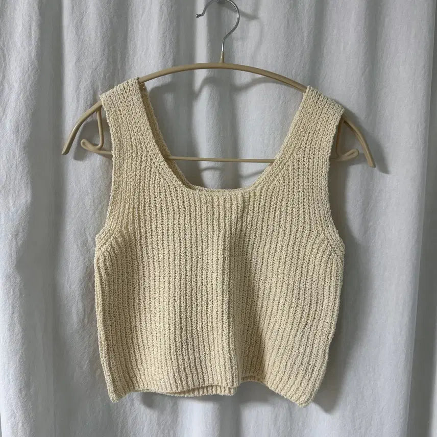 [BUNJANG] Knit Cami and Cardigan Set / [마지막 가격내림/새상품]니트 나시 가디건 세트