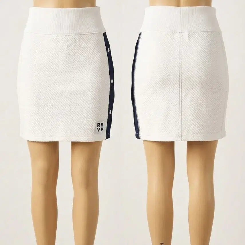 [SOLD OUT] RSVP 화이트 미니 스커트