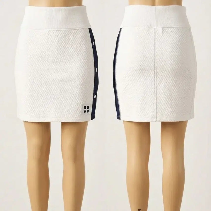 [SOLD OUT] RSVP 화이트 미니 스커트